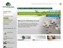 Tablet Screenshot of cfdbankingservices.mybankingservices.com